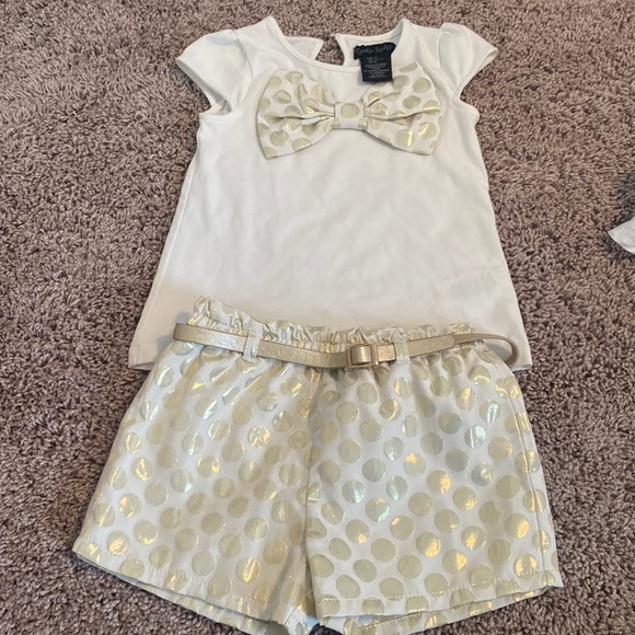 Polka dot short set size 2T Cynthia Rowley - Picture 1 of 3